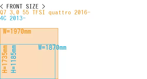 #Q7 3.0 55 TFSI quattro 2016- + 4C 2013-